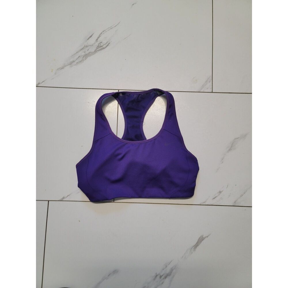 ~ womens purple nike sports bra - size small